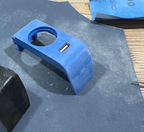 Audi A3 8P Çakmak ve USB Braketi ABS Baskı 01318