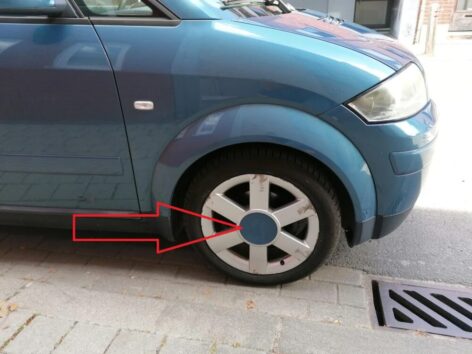 Audi A2 Jant Kapağı ABS Baskı 01352
