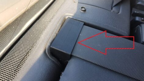 Audi B6 A4 Bagaj Gölgelik Kapağı Sağ ve Sol ABS Baskı 01357 - Görsel 4