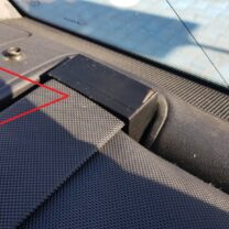 Audi B6 A4 Bagaj Gölgelik Kapağı Sağ ve Sol ABS Baskı 01357