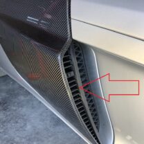 Audi R8 V8 vs V10 Tampon Izgarası Sağ ve Sol ABS Baskı 01361