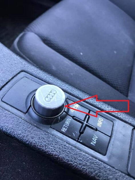 Audi A4 B6 Navigasyon Düğmesi ABS Baskı 01365