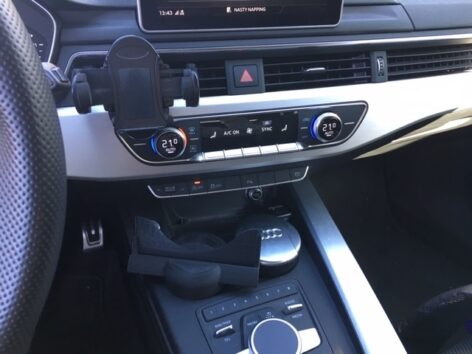 Audi Bardaklık Üstü Telefon Tutma Braketi ABS Baskı 01368 - Görsel 4