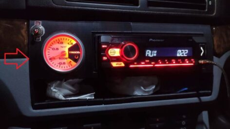 BMW e39 Radyo Çerçevesi ABS Baskı 01406