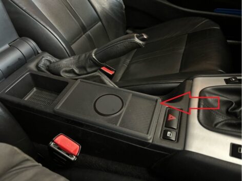 BMW E46 Kablosuz Şarj Cihazı Montaj Braketi ABS Baskı 01407