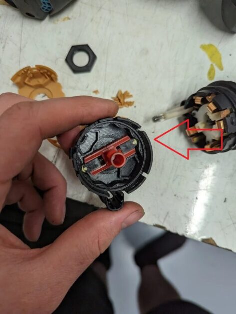 BMW Spotlight Far Silecekleri Tutma Braketi 2 Adet ABS Baskı 01414