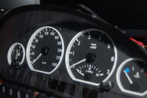 BMW e46 Gösterge Halkaları 4 Adet ABS Baskı 1416 - Görsel 3