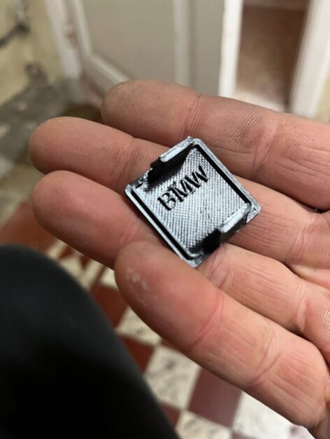 E30 Tampon Tıpaları ABS Baskı 4 Adet 01419 - Görsel 2