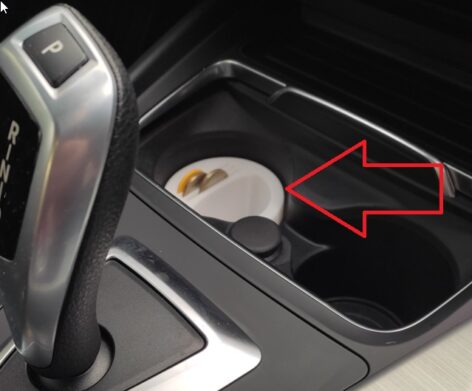 BMW F30 Uyumlu Bardaklık Organizer ABS Baskı 01445
