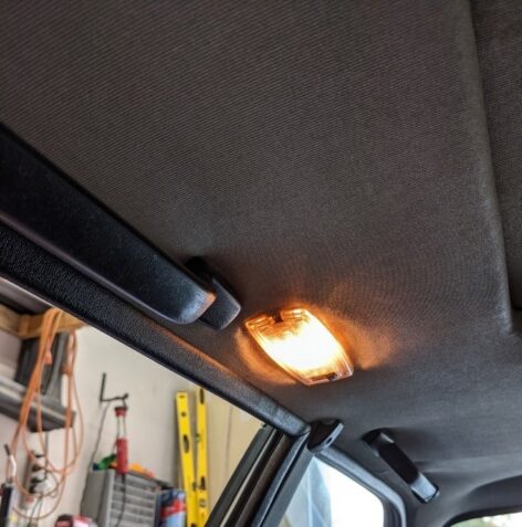 BMW E30 Tavan Lambası Montaj Braketi ABS Baskı 01452 - Görsel 3
