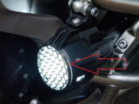 BMW R1250GS Işık Koruma Braketi ABS Baskı 01459