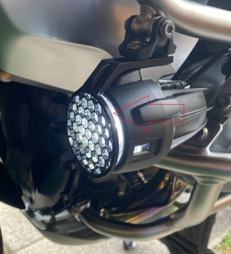 BMW R1250GS Işık Koruma Braketi ABS Baskı 01459 - Görsel 2