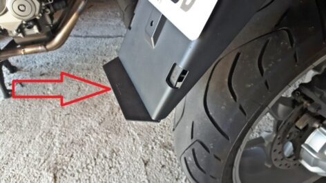 BMW R1200RT Arka Plakalık Ek Braket ABS Baskı 01469
