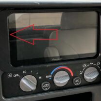 Chevrolet Silverado K1500 Radyo Çerçevesi ABS Baskı 01531