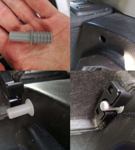 Chevrolet AVEO Pandizot Pini 2 Adet ABS Baskı 01537