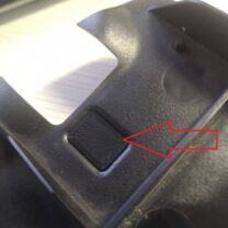 Citroen C5 X7 Peugeot 407 Kolçak Onarım Plastikleri ABS Baskı 01574