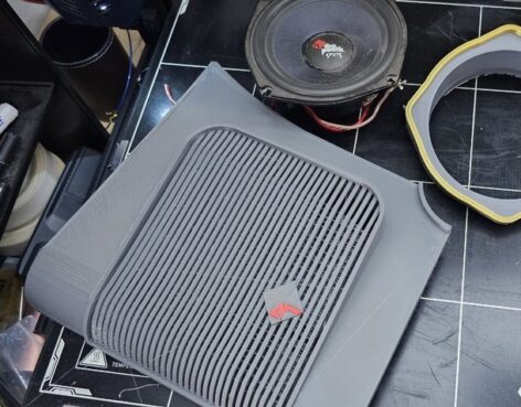 Chrysler Mopar Ön Kapı Hoparlör Kapağı Petg Baskı 01551 - Görsel 2