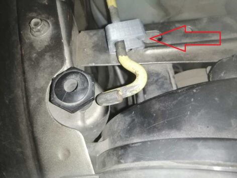 Jeep Kaput Demiri Tutma Klipsi ABS Baskı 01556