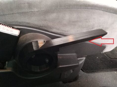 Citroen C8 Koltuk Kolu ABS Baskı 01589