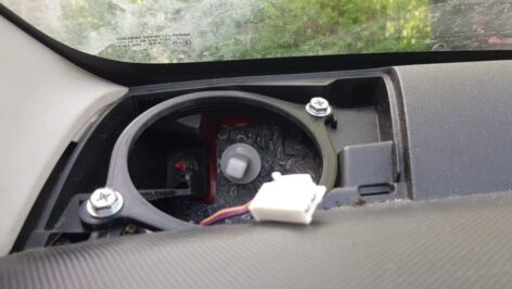 Peugeot107, Toyota Aygo, Citroen C1 Uyumlu Hoparlör Braketi ABS Baskı 01592 - Görsel 3