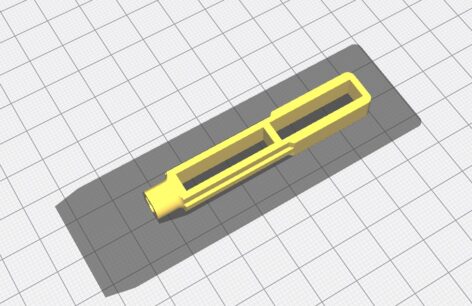 Citroen C5 Arka Bagaj Kilidi İçi Plastik Braket ABS Baskı 01594 - Görsel 2