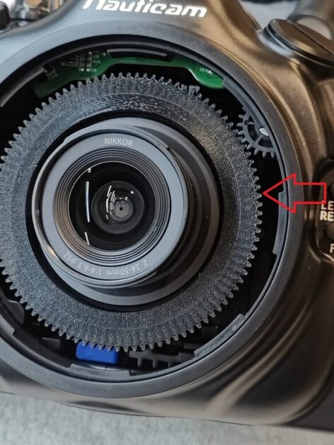 Nikon 24-50Z Yakınlaştırma Dişlisi PLA Baskı 01600