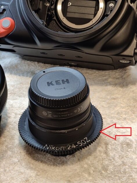 Nikon 24-50Z Yakınlaştırma Dişlisi PLA Baskı 01600 - Görsel 4