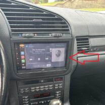 Bmw E36 Double Ekran Çerçevesi 7 İnch Sıcakta Erimez ABS Baskı 01611