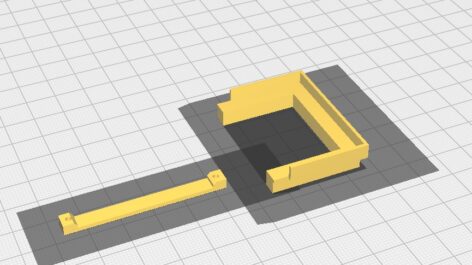 Xiaomi Yi Adaptörü FEIYU Uyumlu ABS Baskı 01651