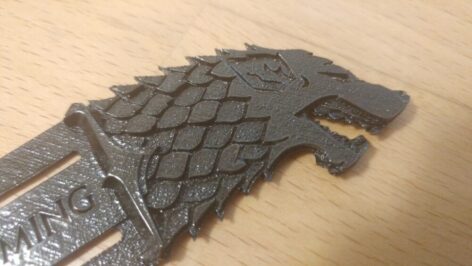 Direwolf Kılıcı Kitap Ayırıcı ABS Baskı 01664 - Görsel 10