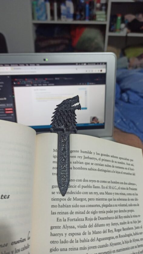 Direwolf Kılıcı Kitap Ayırıcı ABS Baskı 01664 - Görsel 9