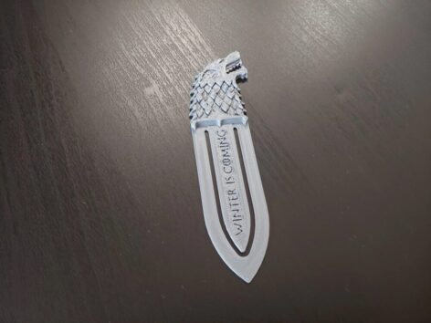 Direwolf Kılıcı Kitap Ayırıcı ABS Baskı 01664 - Görsel 4