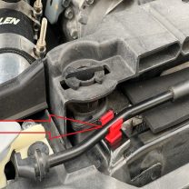 Nissan 370Z Kaput Klipsi ABS Baskı 00836