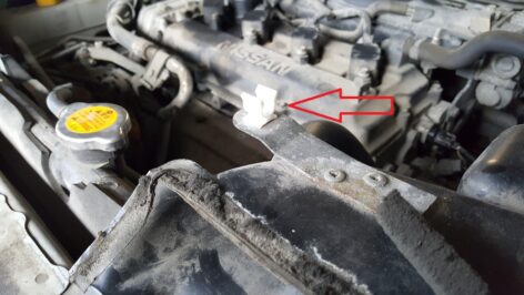 Nissan X-Trail Kaput Demiri Klipsi ABS Baskı 00848