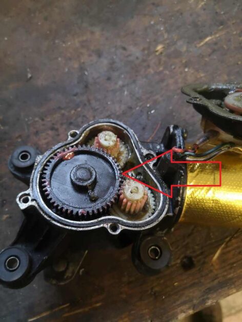 Nissan 200sx s13 Silecek Motor Dişlisi ABS Baskı 00859