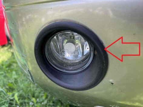 Nissan Patrol 2 Sis Farı Çerçevesi ABS Baskı Sağ ve Sol 00876