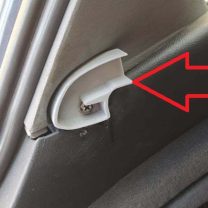 Audi A4 Bagaj Braketi 2 Adet ABS Baskı 00903