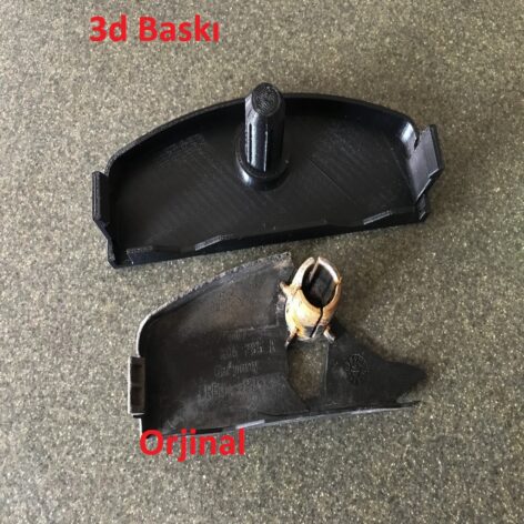 2001-2006 Audi TT Çeki Kancası Kapağı ABS Baskı 00910 - Görsel 3