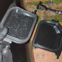 Audi A4 B6 Uyumlu Far Kapağı Sol ABS Baskı 00914