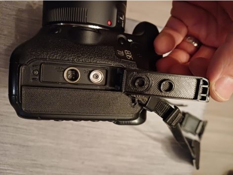 Canon 7D bağlantı noktası kapak kapağı esnek malzeme - Görsel 2