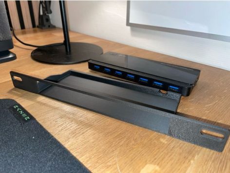 10 inç sunucu rafı TP bağlantısı usb hub tutucu braket - Görsel 2