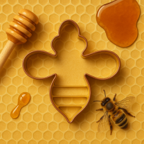 Bal temalı kurabiye kesici