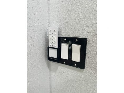 3 Gang Outlet Kapağı Uzak Depolamalı - Görsel 2