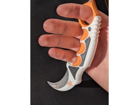 Asiimov Karambit oyuncak 3d  baskı - Görsel 2