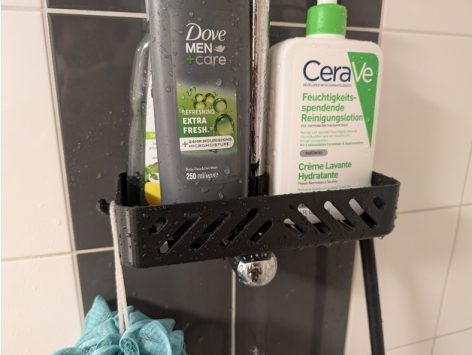 Banyo dekorasyon şampuan braketi - Görsel 2