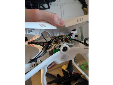 DJI Phantom 1 FC ESC VTX RX Montaj Adaptörü - Görsel 3