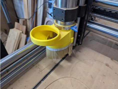 Cnc toz fırça braketi - Görsel 3