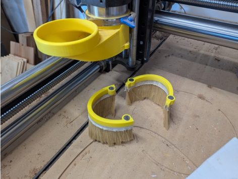 Cnc toz fırça braketi - Görsel 4