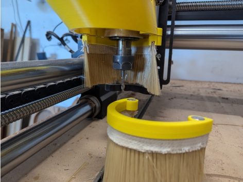 Cnc toz fırça braketi - Görsel 5