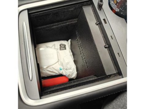 2021 Telsa Model 3 Cubby USB koruma koruyucu braketi - Görsel 5